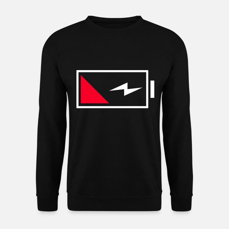 Batterie - Unisex Pullover - Schwarz