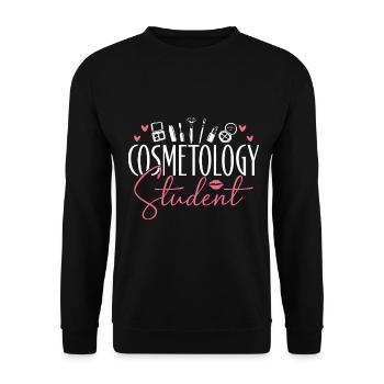 Cosmetologist Future - Unisex Pullover - Schwarz - Vorne - Alina (178cm) & Michal (187cm)