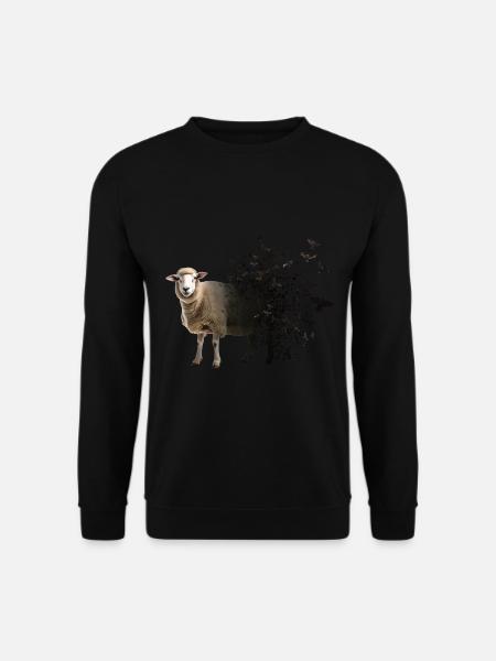 Schaf - Unisex Pullover - Schwarz