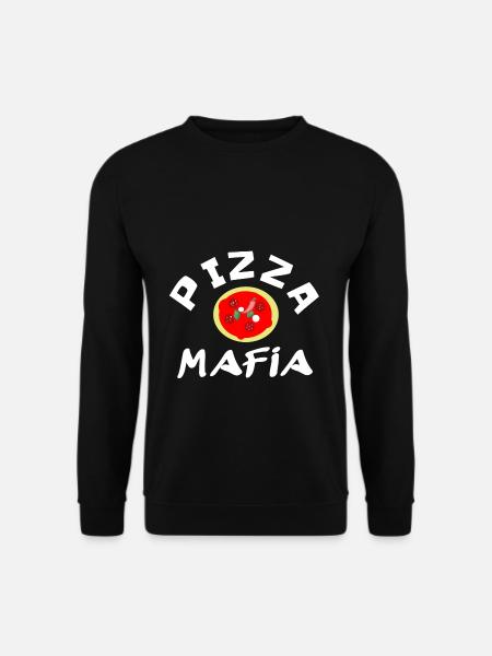 Pizza Mafia Geschenkidee T-Shirt - Unisex Pullover - Schwarz
