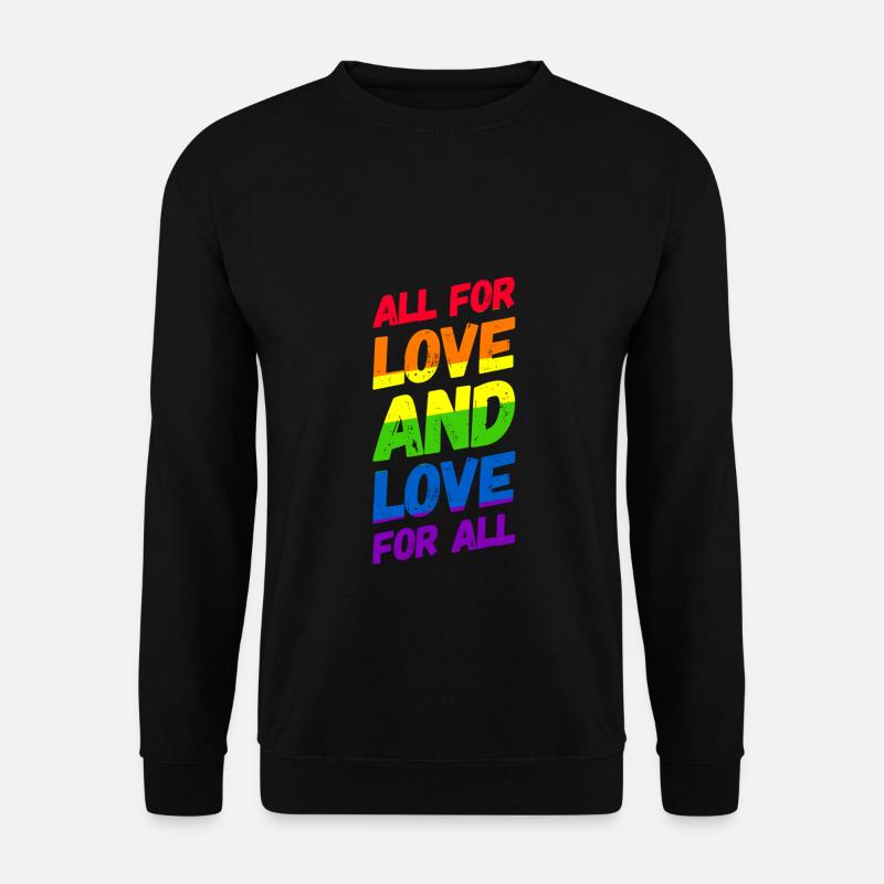 Homosexualität LGBT CSD Gay Pride - Unisex Pullover - Schwarz
