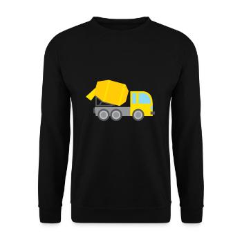Bétonnières camionneurs - Sweat-shirt Unisexe - noir - Devant - Alina (178cm) & Michal (187cm)