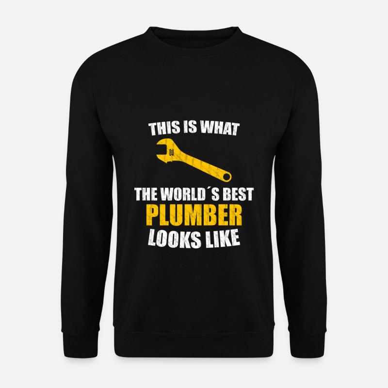 World's best plumber - Unisex Sweatshirt - black