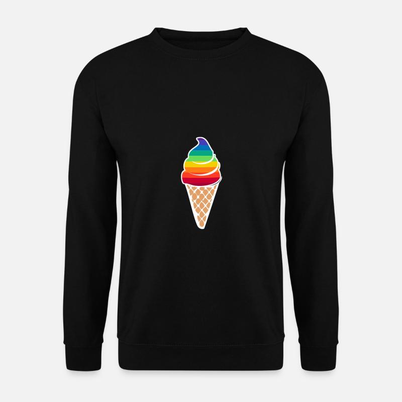 rainbow - Unisex Sweatshirt - black