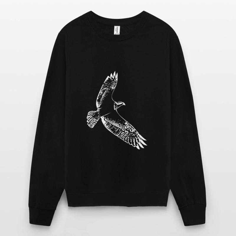 Faucon en vol Sweat-shirt Unisexe