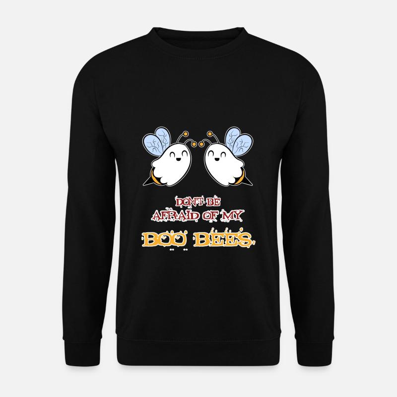 Boo Bees - Don’t be afraid of my Boo Bees - Damen - Unisex Pullover - Schwarz