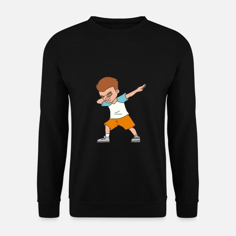 Dabbing boy - Unisex Pullover - Schwarz