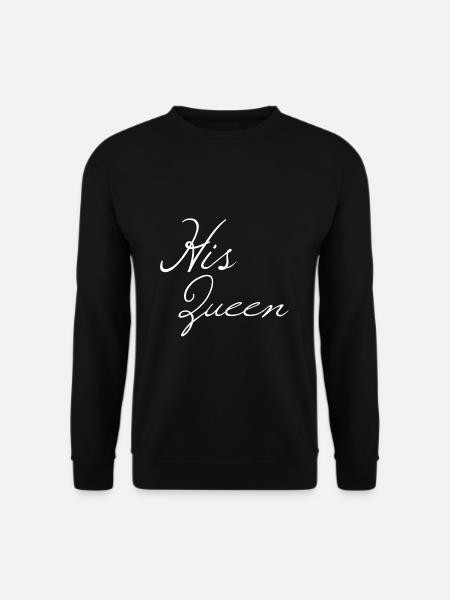 His queen king and queen V1 - Unisex Sweatshirt - black