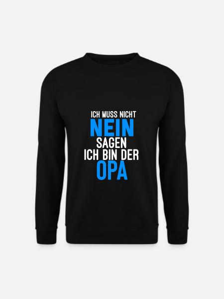 Opa - Unisex Pullover - Schwarz