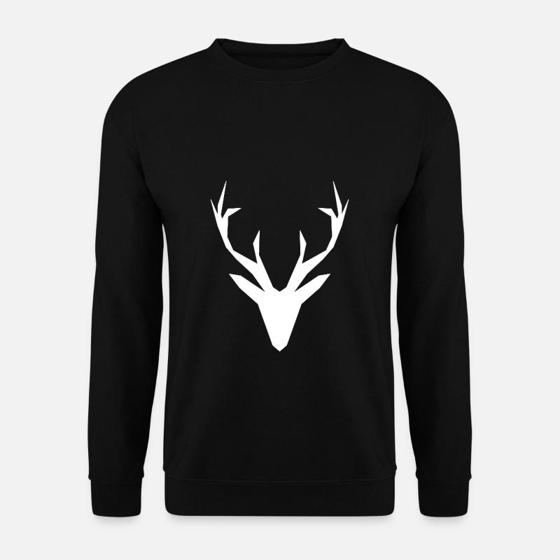 reindeer - Unisex Sweatshirt - black