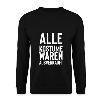 Fasching - Unisex Pullover - Schwarz - Vorne - Alina (178cm) & Michal (187cm)