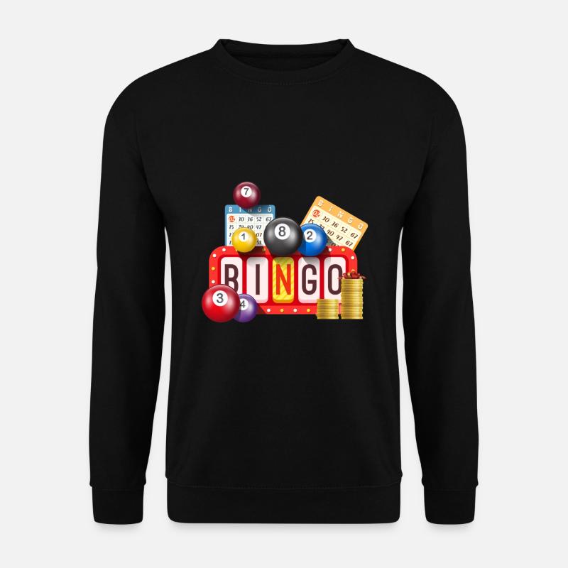 Bingo Geschenk Geschenkidee - Unisex Pullover - Schwarz