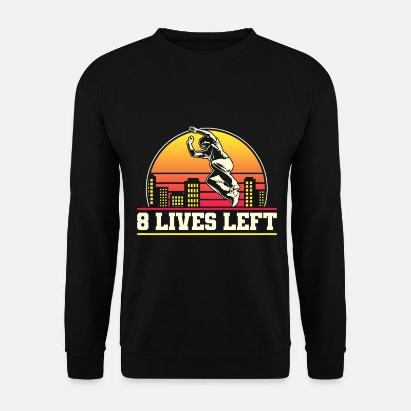 Parkour Freerunning Traceur - Unisex Pullover - Schwarz
