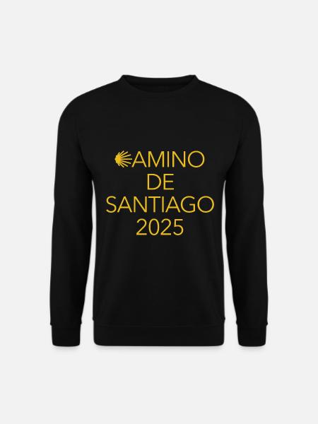 Chemin de Saint-Jacques-de-Compostelle 2025 - Pèlerinage - Chemin de Saint-Jacques-de-Compostelle - Sweat-shirt Unisexe - noir