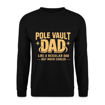Stabhochspringer-Geschenk - Unisex Pullover - Schwarz - Vorne - Alina (178cm) & Michal (187cm)
