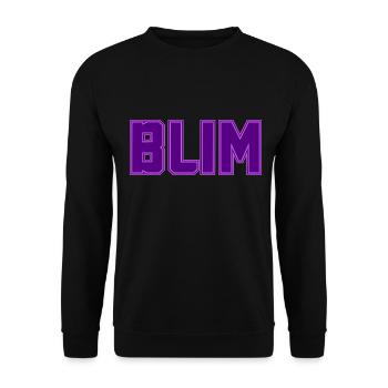 Blim - Unisex Pullover - Schwarz - Vorne - Alina (178cm) & Michal (187cm)