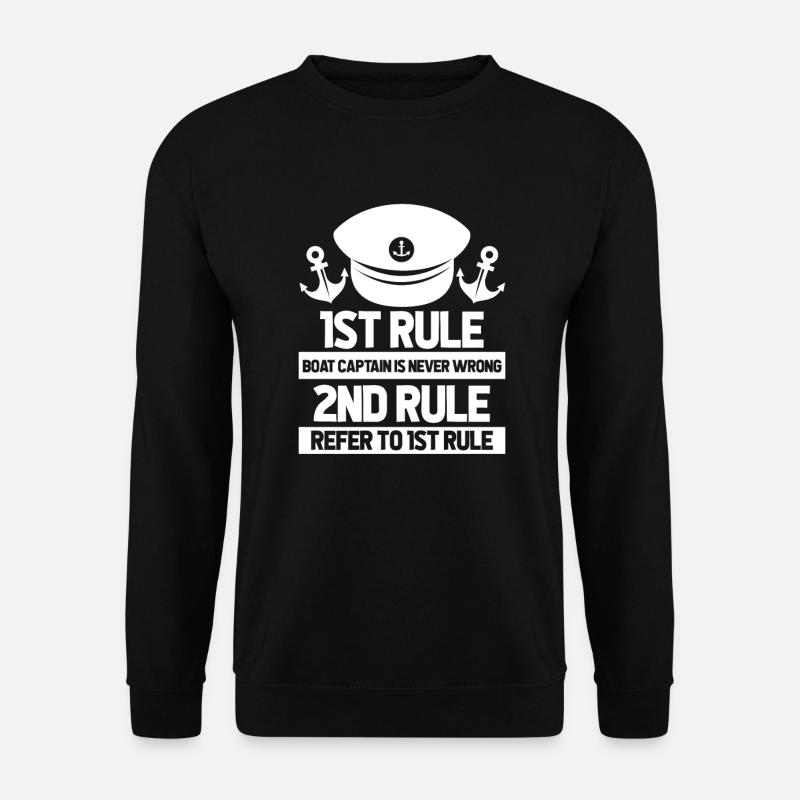 captain - Unisex Sweatshirt - black