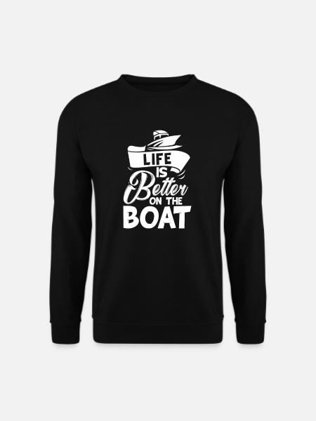 boat - Unisex Sweatshirt - black
