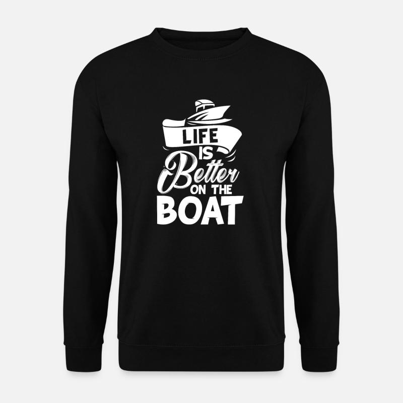 boat - Unisex Sweatshirt - black