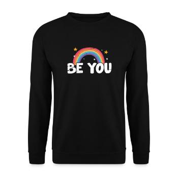 LGBT - Sweat-shirt Unisexe - noir - Devant - Alina (178cm) & Michal (187cm)