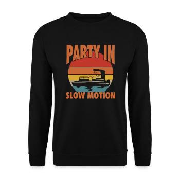 Soirée ponton - Sweat-shirt Unisexe - noir - Devant - Alina (178cm) & Michal (187cm)