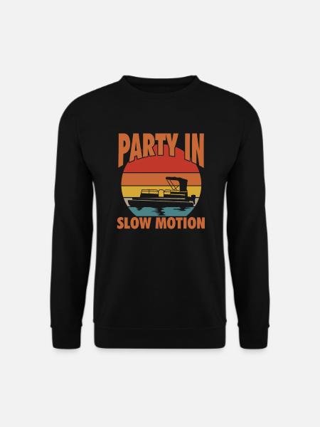 Pontoon Party - Unisex Pullover - Schwarz