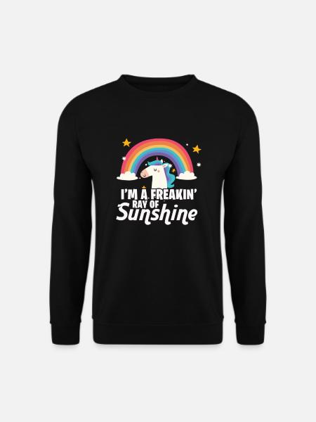 Einhorn - Unisex Pullover - Schwarz