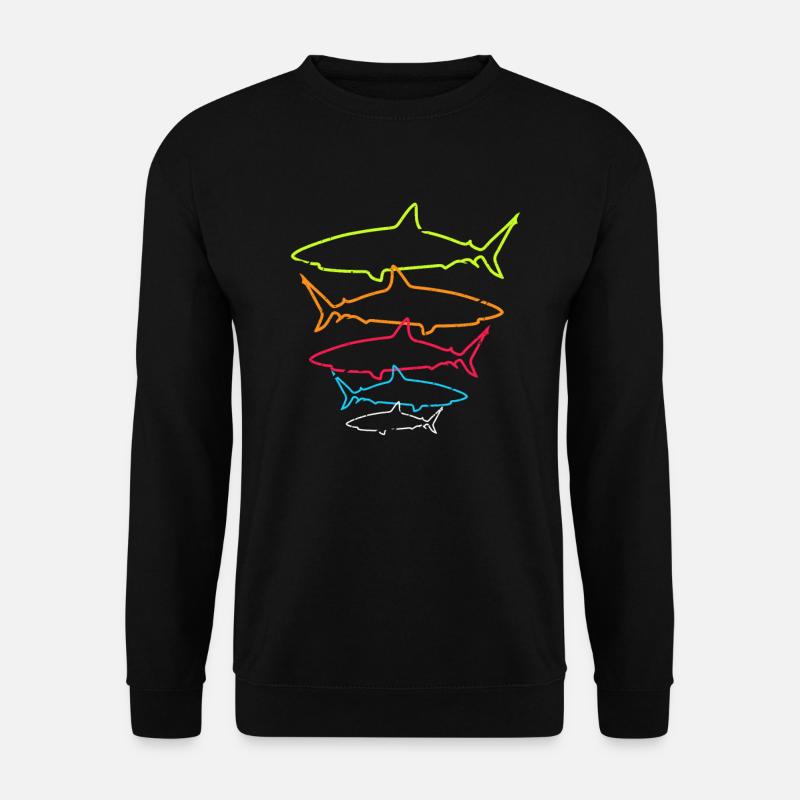 Haie - Unisex Pullover - Schwarz