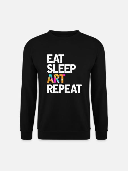 Kunst Art Künstler Künstlerin Kreativ Geschenk - Unisex Pullover - Schwarz