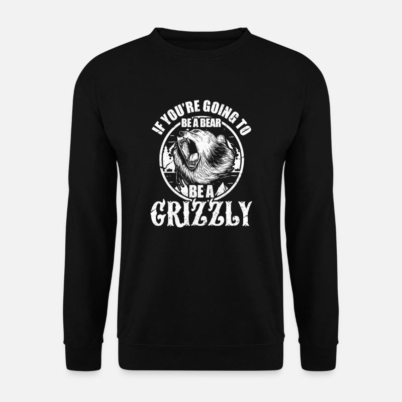 Grizzly bear - Unisex Sweatshirt - black