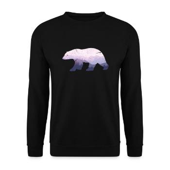 porter - Sweat-shirt Unisexe - noir - Devant - Alina (178cm) & Michal (187cm)