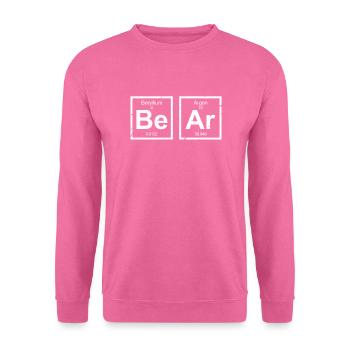 Bär Chemie Bären Bear Geschenk - Unisex Pullover - Pink - Vorne