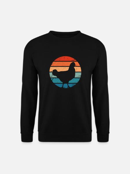 Huhn - Unisex Pullover - Schwarz