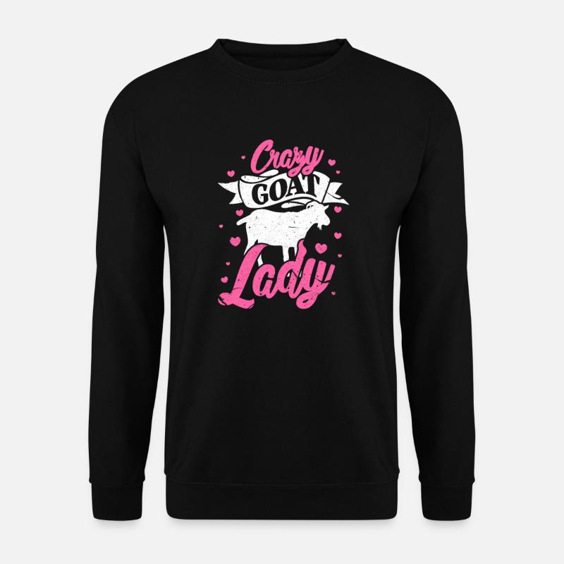 chèvre - Sweat-shirt Unisexe - noir