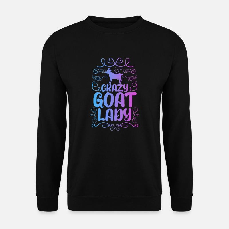 Ziege - Unisex Pullover - Schwarz