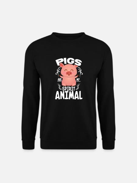 porc - Sweat-shirt Unisexe - noir