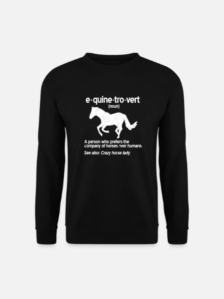 Reiterin - Unisex Pullover - Schwarz