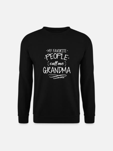 Großmutter - Unisex Pullover - Schwarz