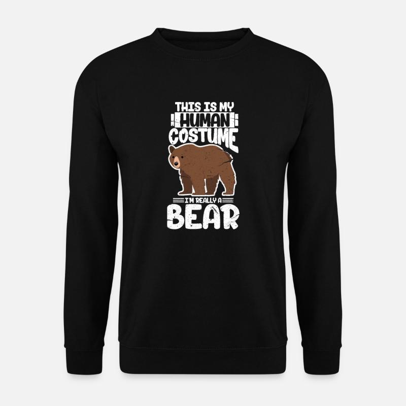 Bear costume - Unisex Sweatshirt - black