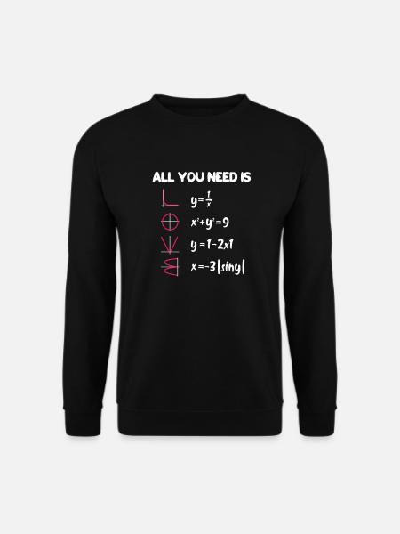 Cadeau de l'école de mathématiques - Sweat-shirt Unisexe - noir
