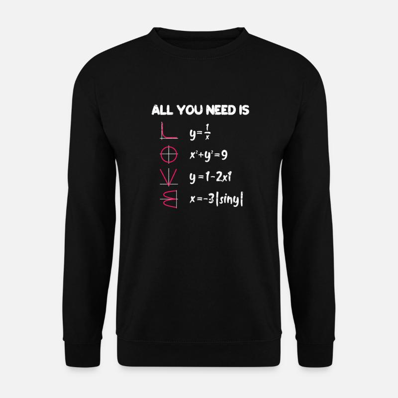 math - Sweat-shirt Unisexe - noir