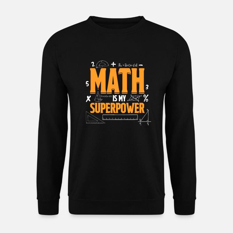 Mathe - Unisex Pullover - Schwarz