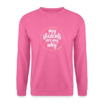 Enseignant - Sweat-shirt Unisexe - rose - Devant