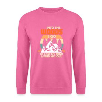 Wald - Unisex Pullover - Pink - Vorne