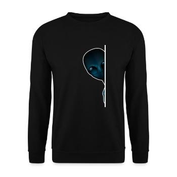 Alien - Unisex Pullover - Schwarz - Vorne - Alina (178cm) & Michal (187cm)