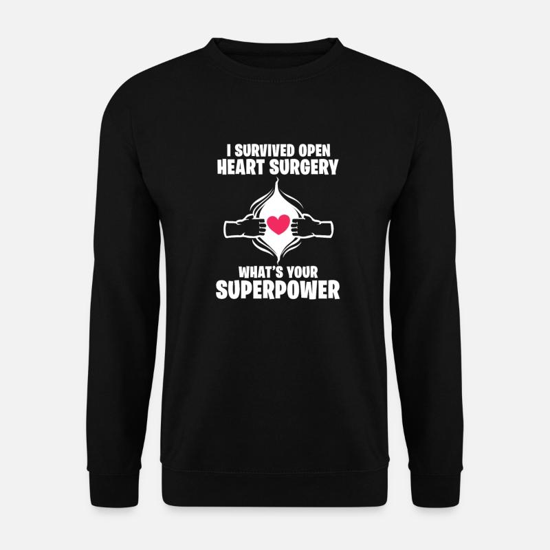 Herz Operation - Unisex Pullover - Schwarz