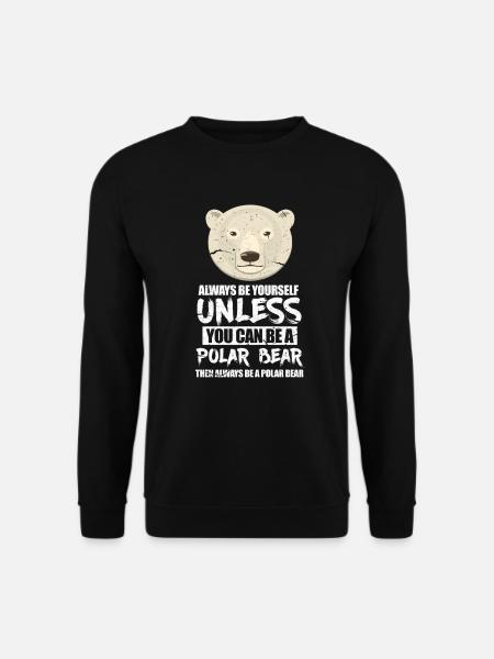 Polar bear - Unisex Sweatshirt - black