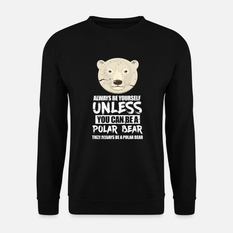 Polar bear - Unisex Sweatshirt - black