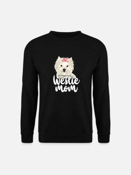 Westie pet love dog dogs gift - Unisex Sweatshirt - black