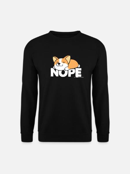 Corgi - Unisex Pullover - Schwarz